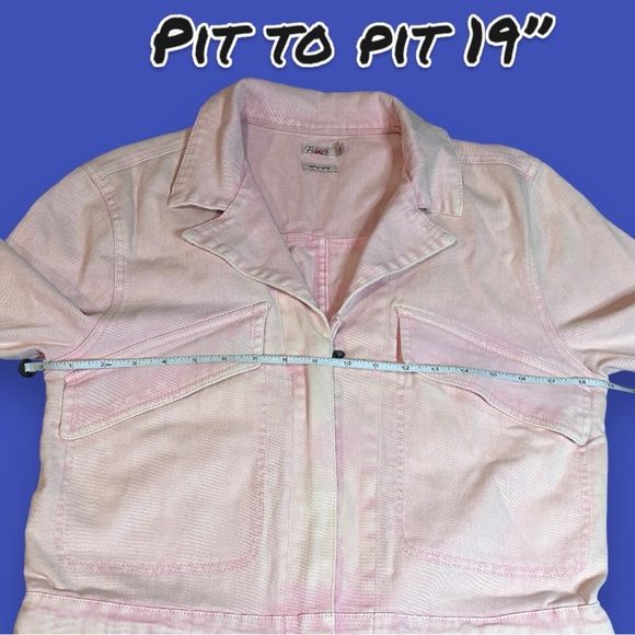 NWOT Faherty Oversized Bliase Jumpsuit in Sunset Blush. Size XS (runs large) ☀️ - Picture 6 of 16